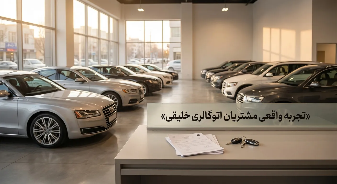 تجربه واقعی مشتریان اتوگالری خلیقی
